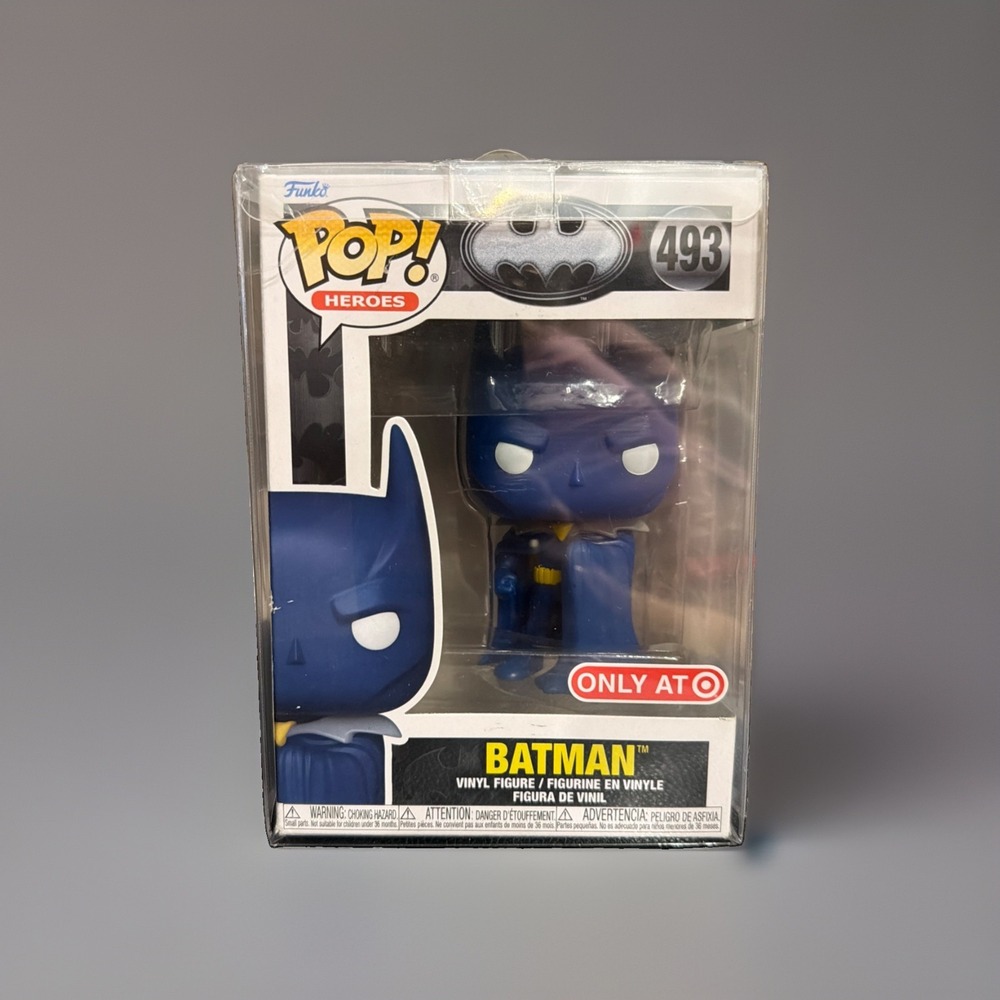 Funko Pop Heroes Batman 493 Target Exclusive Vinyl Figure with Protector Case